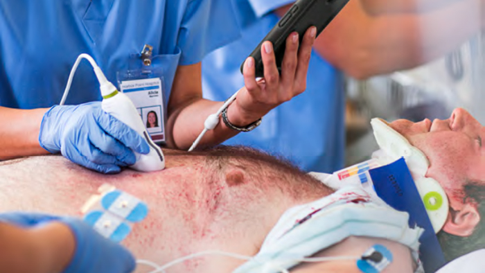 Paciente recibiendo tratamiento