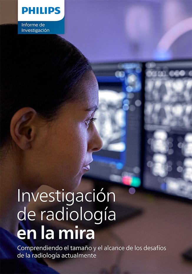 Portada del folleto del paquete de flujo de trabajo de radiolog&iacute;a de Philips