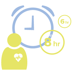 Icono de cuenta regresiva para eventos cr&iacute;ticos