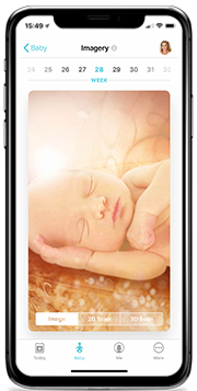 Aplicaci&oacute;n Pregnancy+ de Philips
